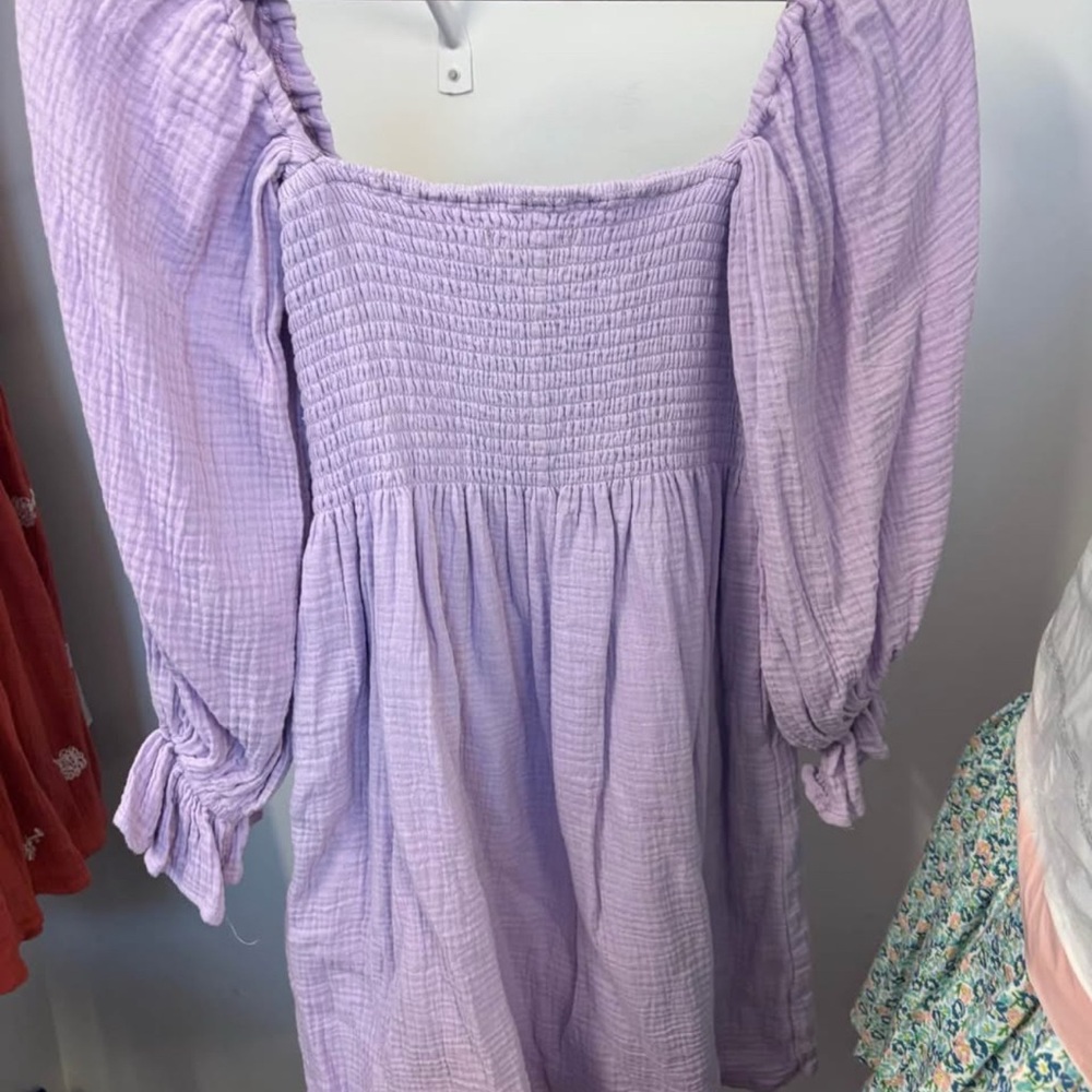 Lavender Smocked Dress